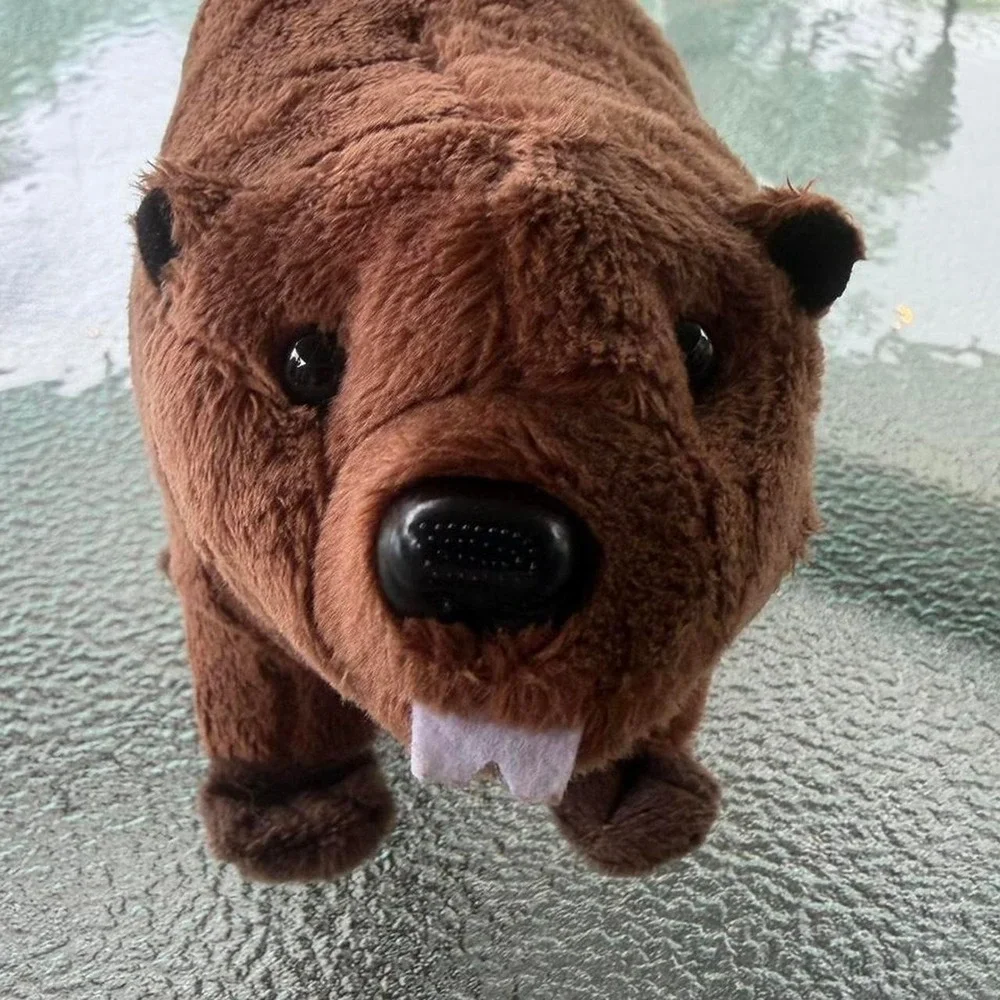 Beaver Plush Adventure Planet Retired Woodland Stuffed Animal Collectible
